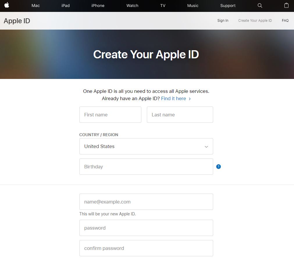 Https appleid apple